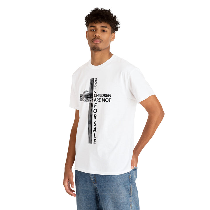 gods children are not for sale-Unisex Heavy Cotton Tee