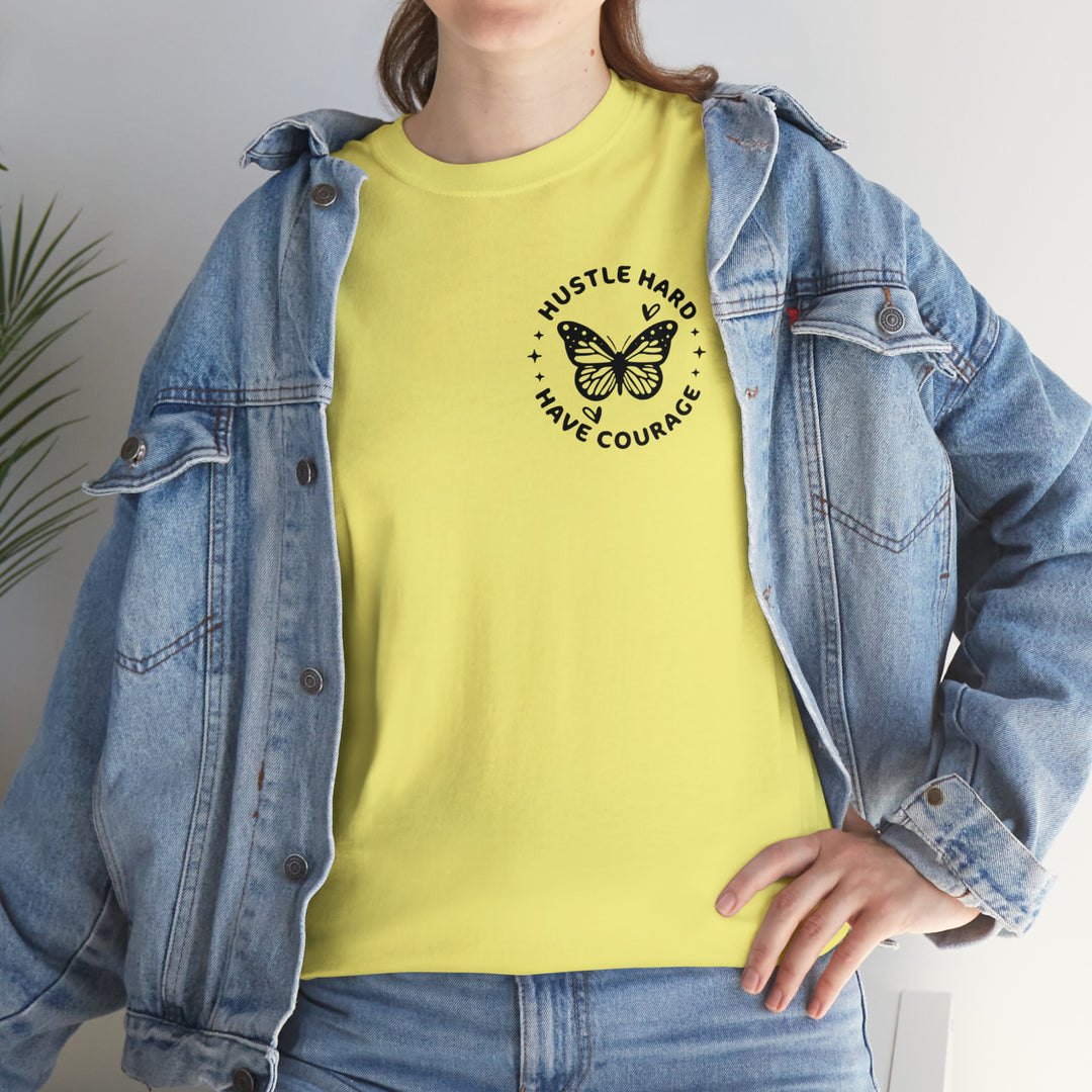 Hustle Hard-Unisex Heavy Cotton Tee