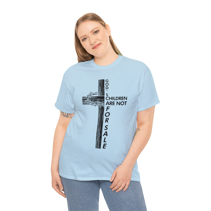 gods children are not for sale-Unisex Heavy Cotton Tee