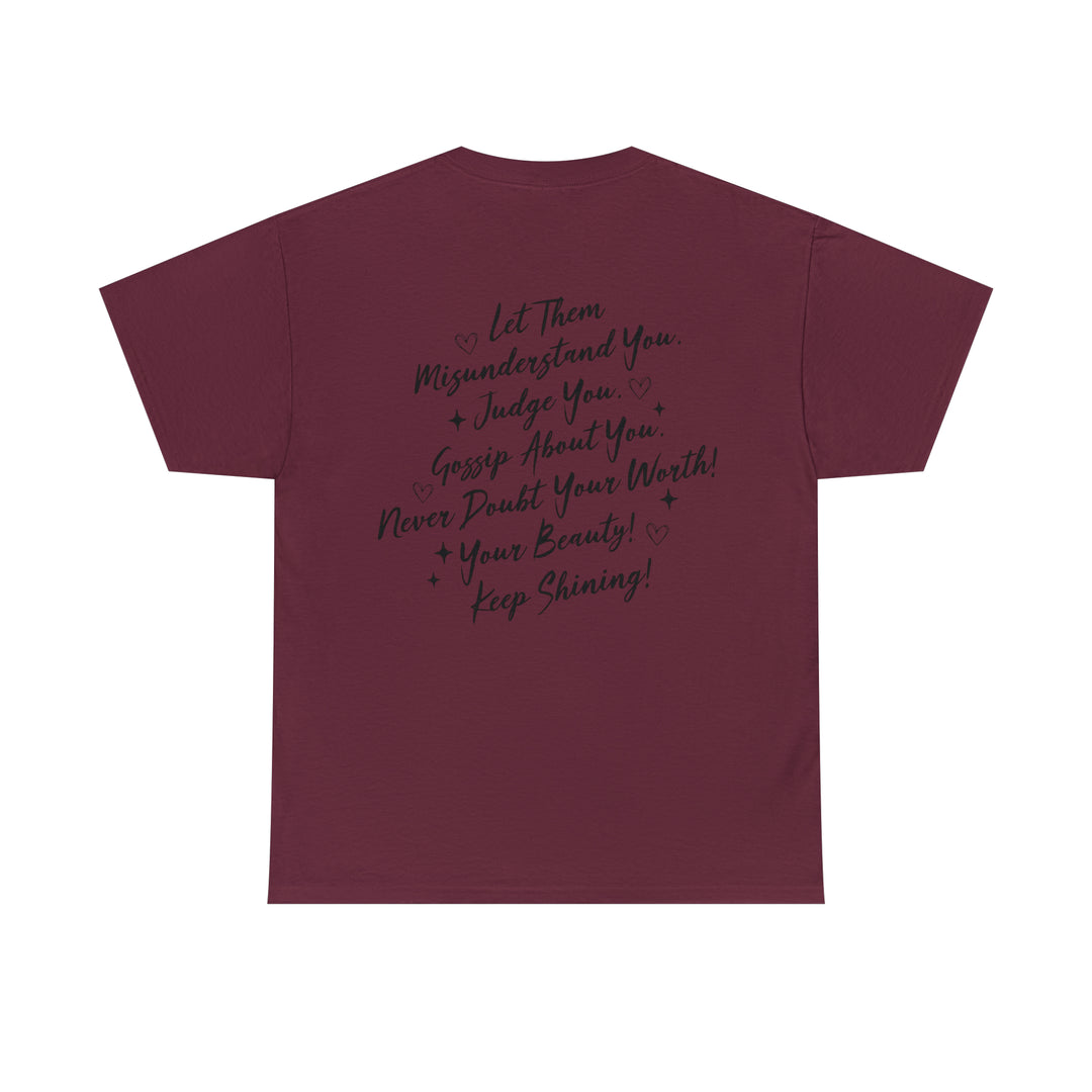 LET THEM-Unisex Heavy Cotton Tee