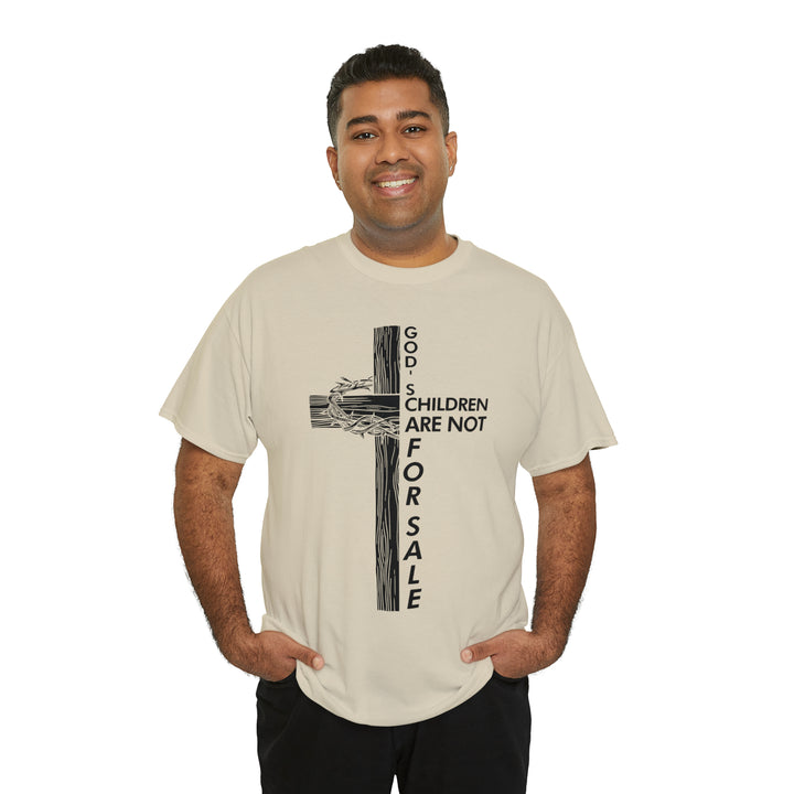 gods children are not for sale-Unisex Heavy Cotton Tee