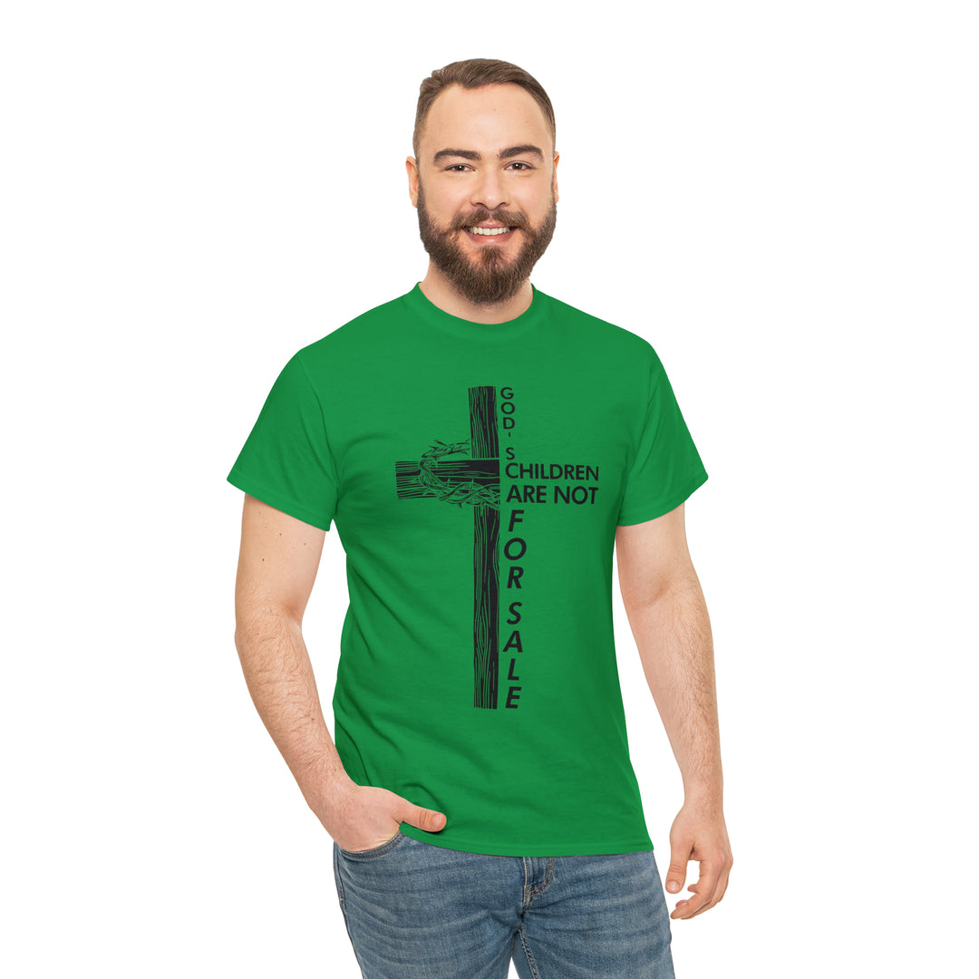 gods children are not for sale-Unisex Heavy Cotton Tee