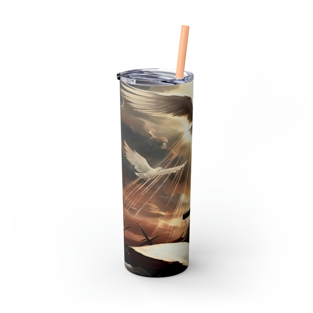 Skinny Tumbler with Straw, 20oz