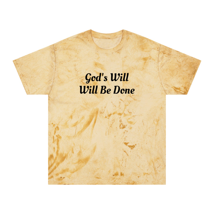 God's Will-Unisex Color Blast T-Shirt