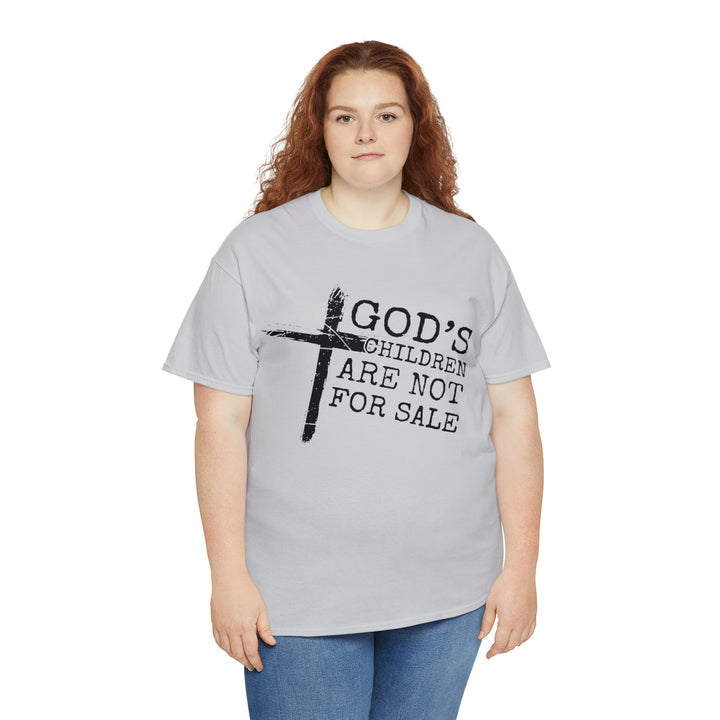 Gods children are not for sale-Unisex Heavy Cotton Tee