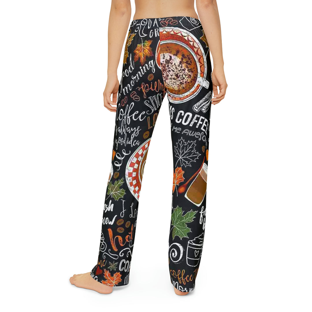 Pumpkin Spice Latte Kids Pajama Pants (AOP)