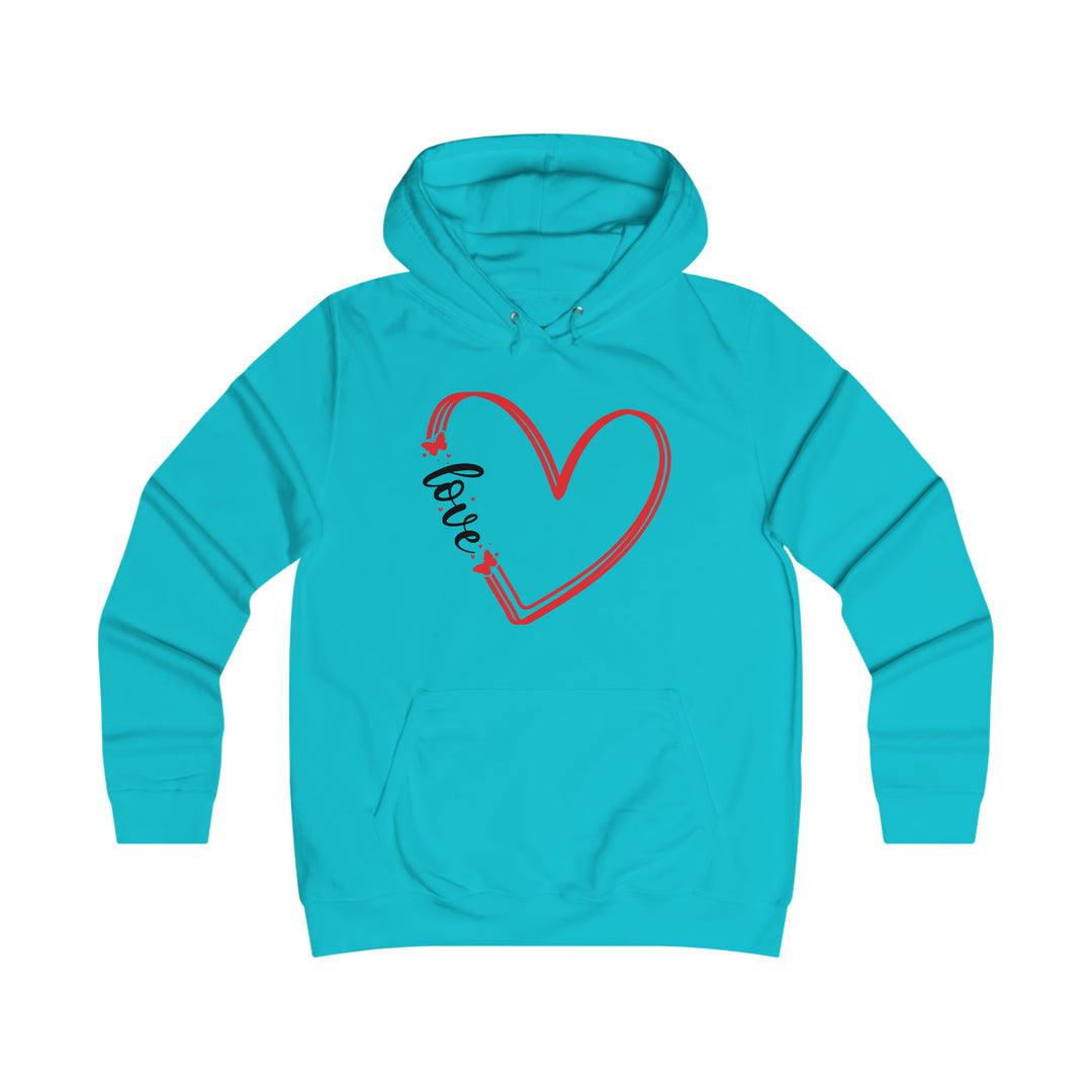 butterfly love-Girlie College Hoodie