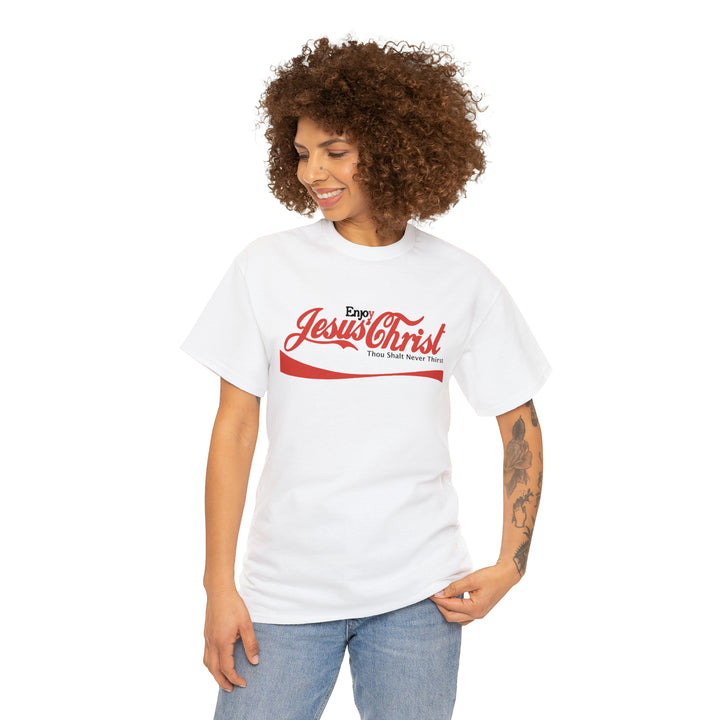 Enjoy Jesus Christ-Unisex Heavy Cotton Tee
