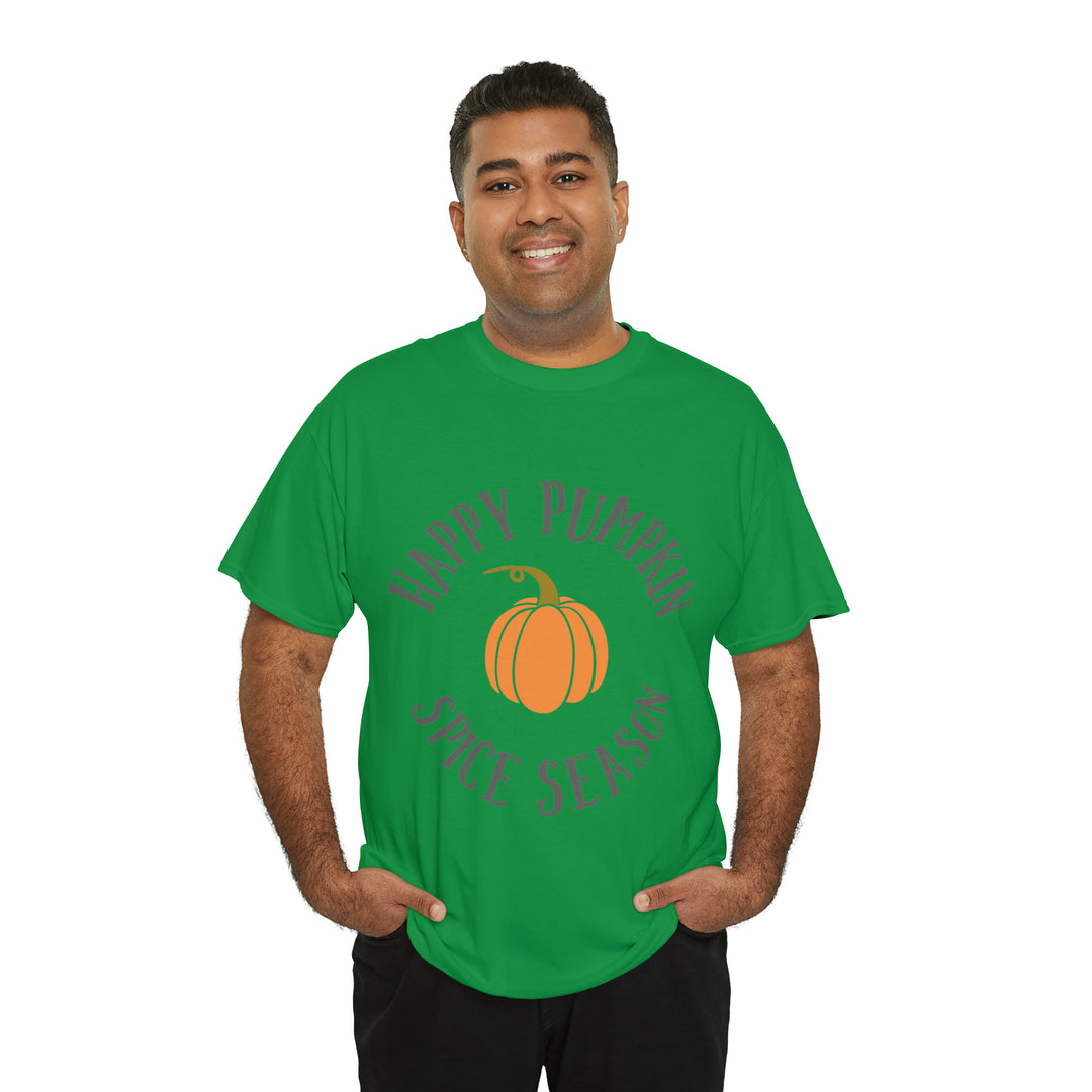 Happy Pumpkin=Unisex Heavy Cotton Tee