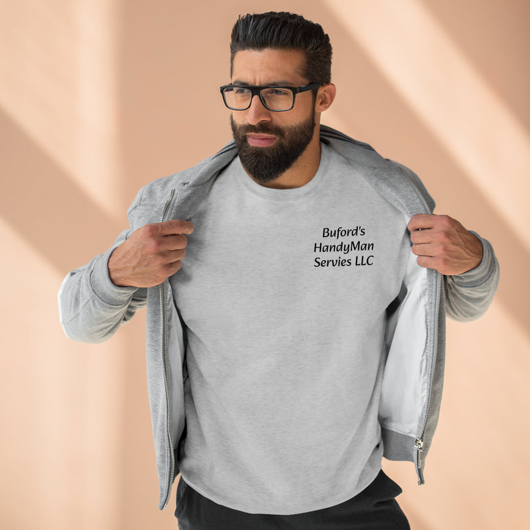 BUFORDS HANDYMAN SERVICES-Unisex Premium Crewneck Sweatshirt