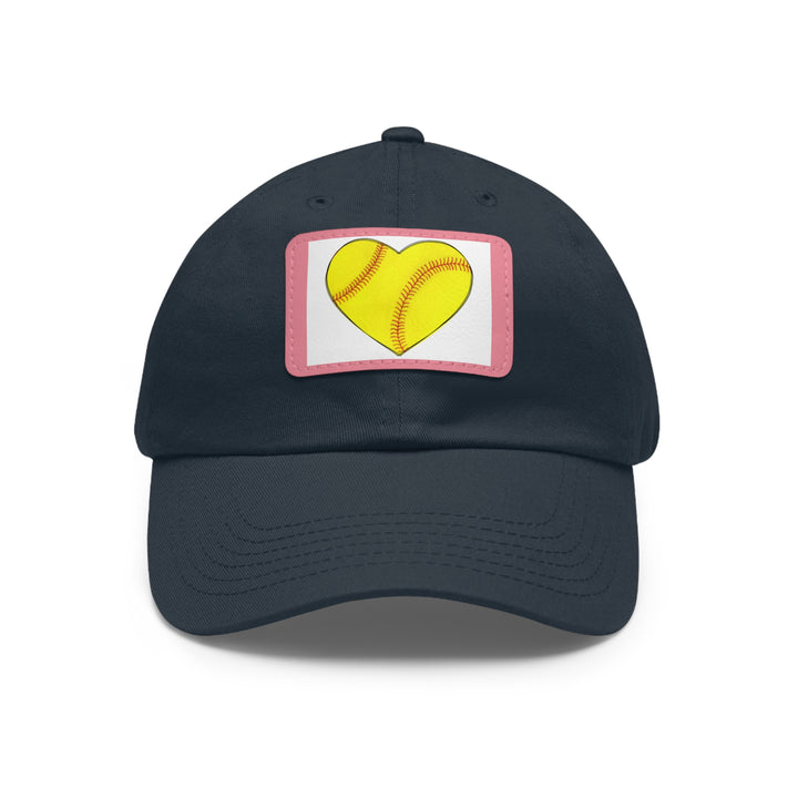Dad Hat with Leather Patch (Rectangle)