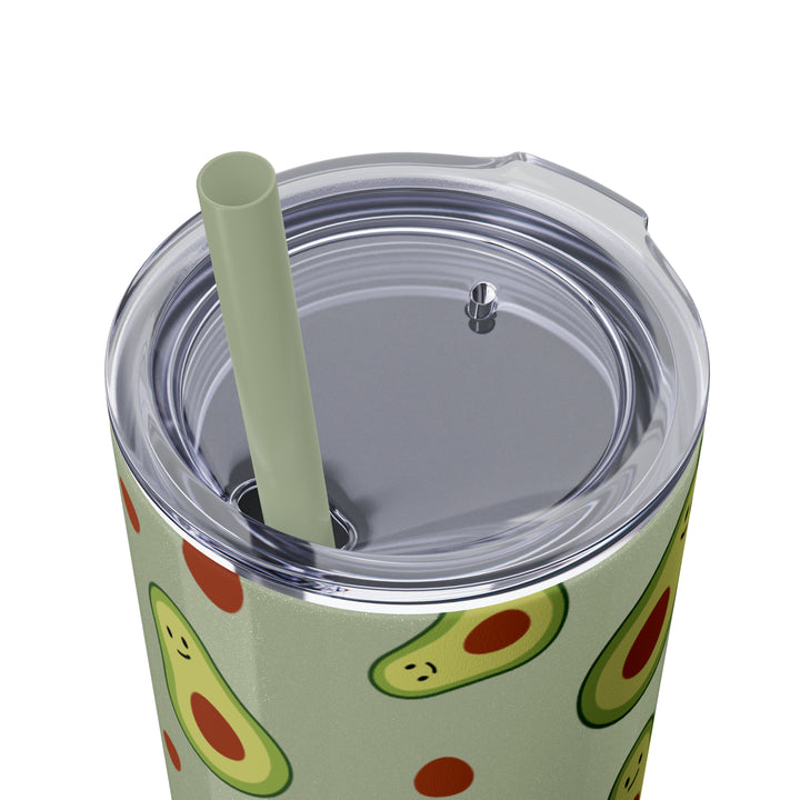 Skinny Tumbler with Straw, 20oz
