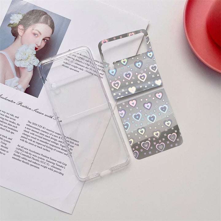Folding Screen Mobile Phone Case With Simple Hard Shell