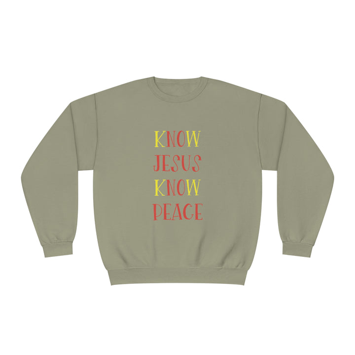 Know Jesus-Unisex NuBlend® Crewneck Sweatshirt
