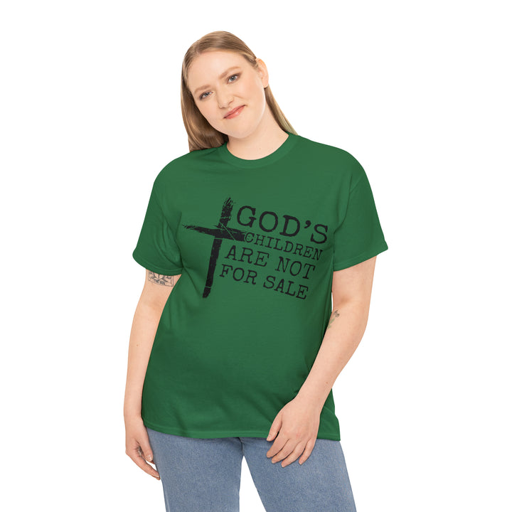Gods children are not for sale-Unisex Heavy Cotton Tee