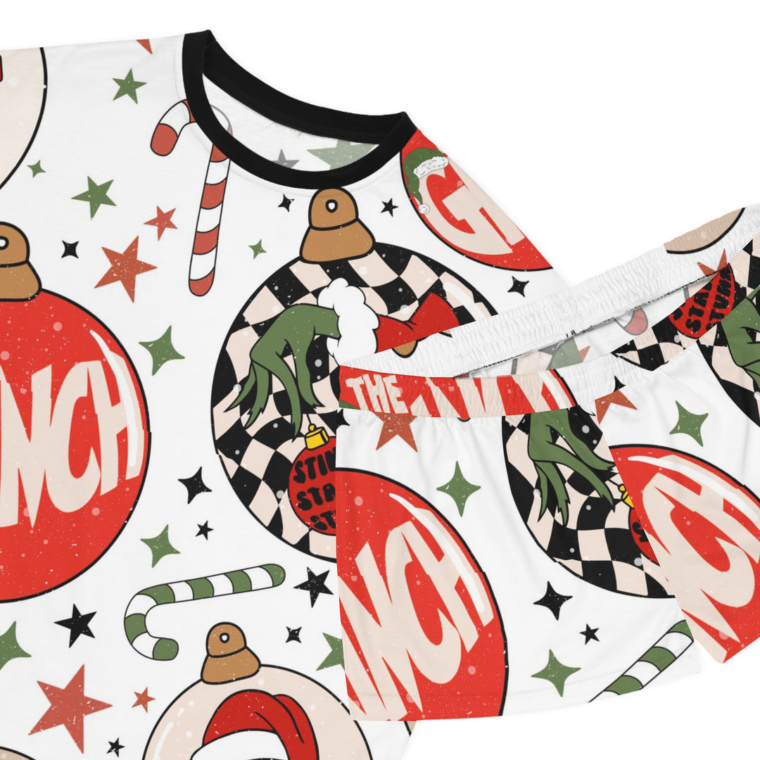 grinchmess Women's Short Pajama Set (AOP)