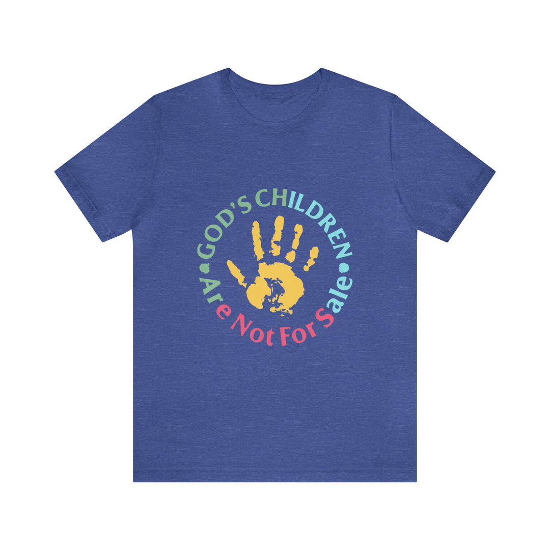 Gods children are not for sale-Unisex Jersey Short Sleeve Tee