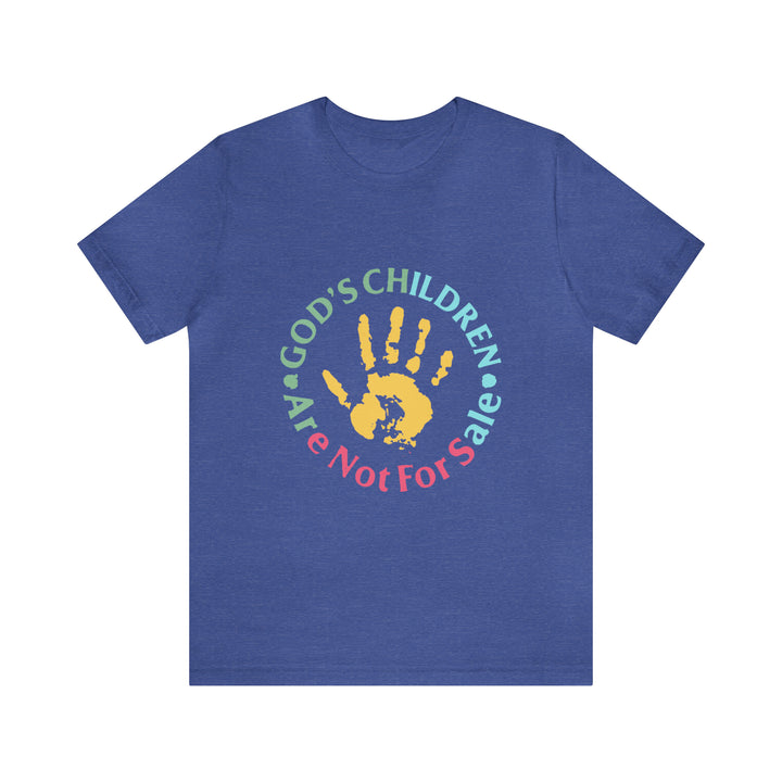 Gods children are not for sale-Unisex Jersey Short Sleeve Tee