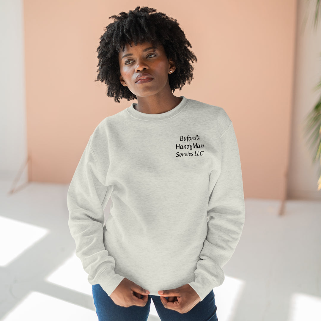 BUFORDS HANDYMAN SERVICES-Unisex Premium Crewneck Sweatshirt
