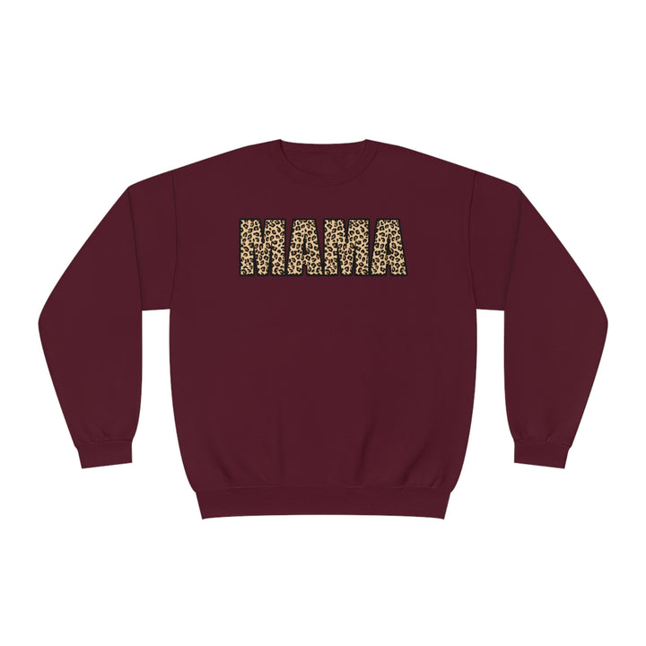 leopard MAMA Unisex NuBlend® Crewneck Sweatshirt
