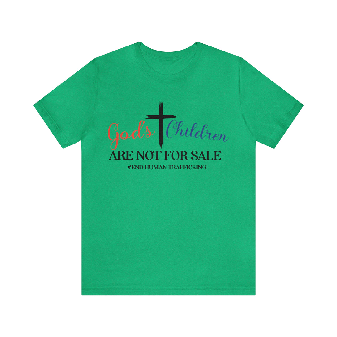 End Human trafficking-Unisex Jersey Short Sleeve Tee