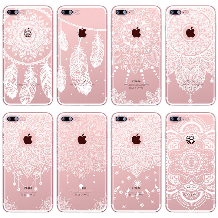 Compatible with Apple, Iphone12 Mobile Phone Case Painted Mandala Pattern