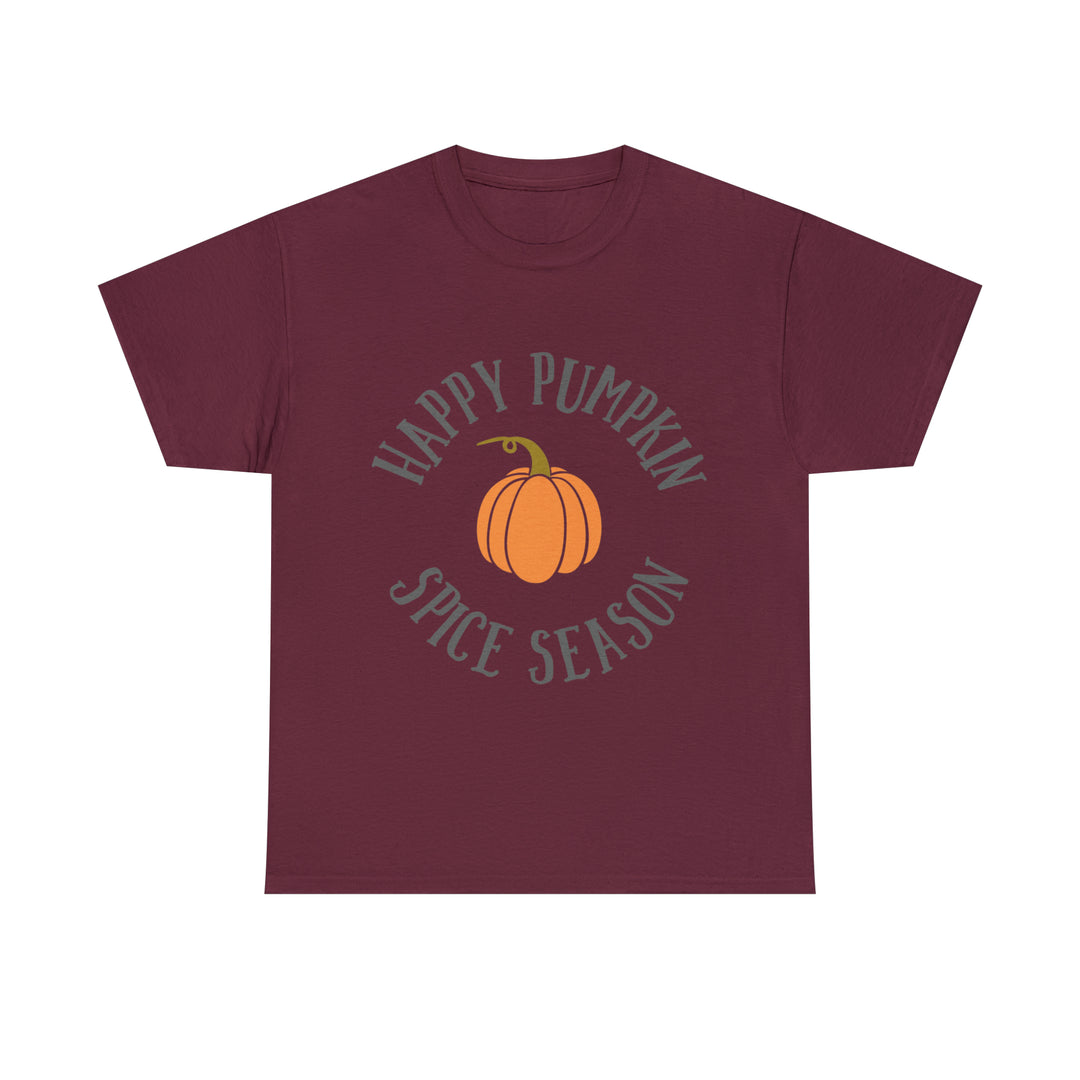 Happy Pumpkin=Unisex Heavy Cotton Tee