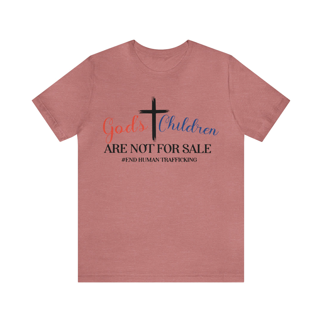 End Human trafficking-Unisex Jersey Short Sleeve Tee