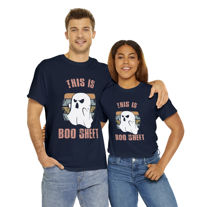 This is Boo Sheet-Unisex Heavy Cotton Tee