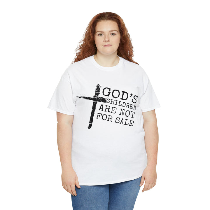 Gods children are not for sale-Unisex Heavy Cotton Tee