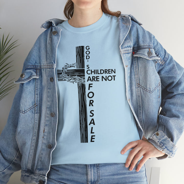 gods children are not for sale-Unisex Heavy Cotton Tee