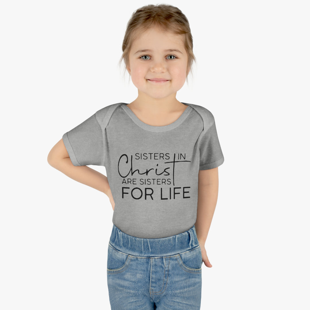 SISTER IN CHRIST-Infant Baby Rib Bodysuit