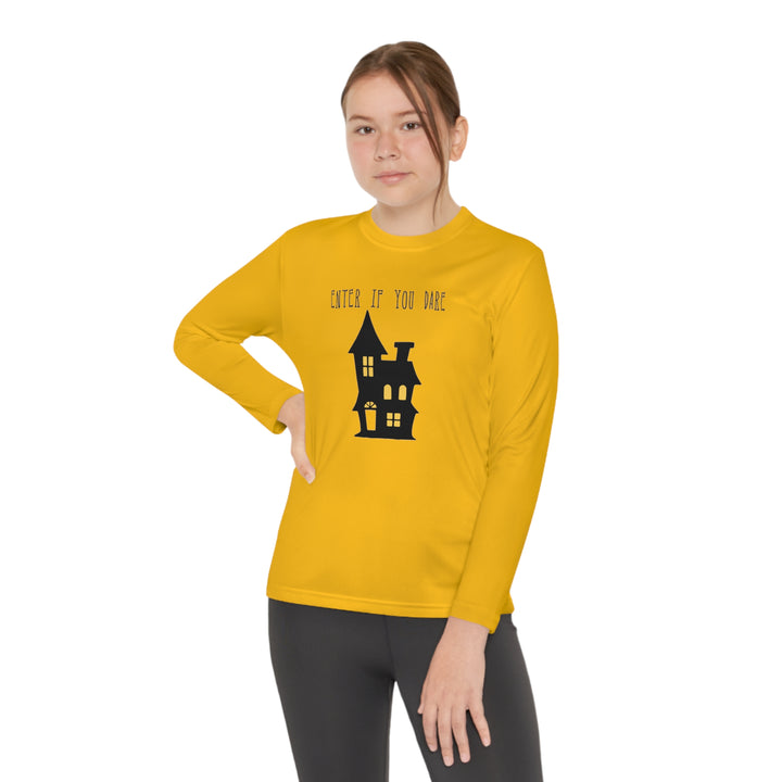 Enter if you dare-Youth Long Sleeve Competitor Tee