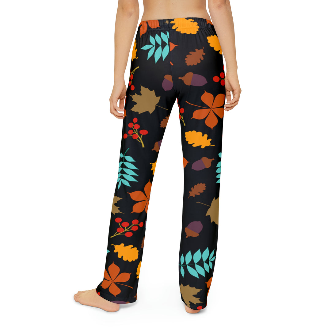 Fall Leaves Kids Pajama Pants (AOP)