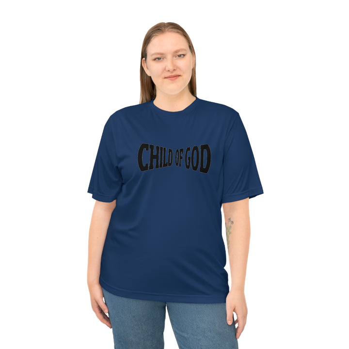 Child Of God/Salvation=Unisex Zone Performance T-shirt