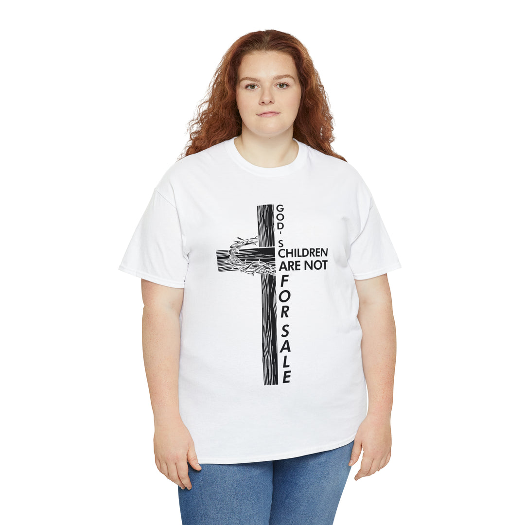 gods children are not for sale-Unisex Heavy Cotton Tee