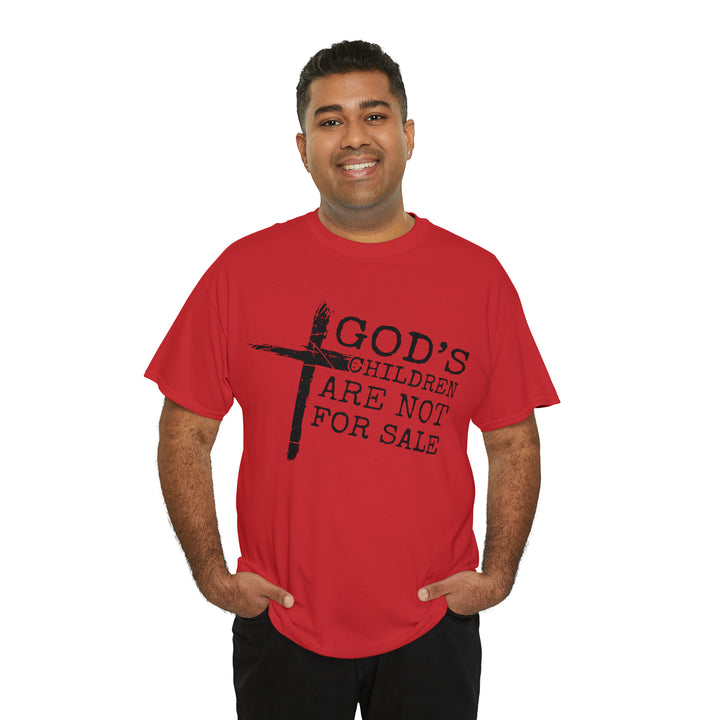 Gods children are not for sale-Unisex Heavy Cotton Tee