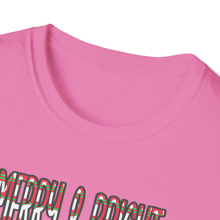 Merry & Bright Unisex Softstyle T-Shirt