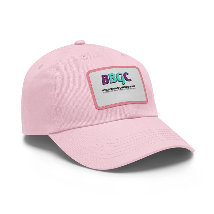 BBGC=Dad Hat with Leather Patch (Rectangle)