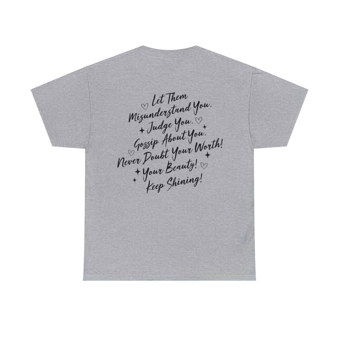 LET THEM-Unisex Heavy Cotton Tee