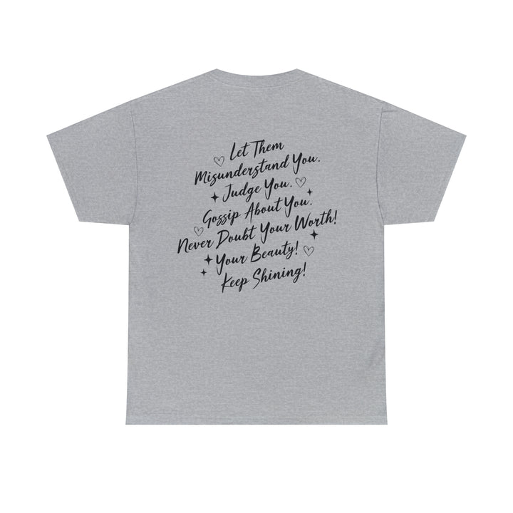 LET THEM-Unisex Heavy Cotton Tee