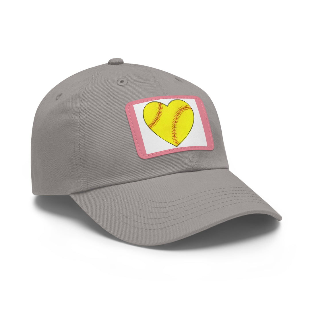 Dad Hat with Leather Patch (Rectangle)