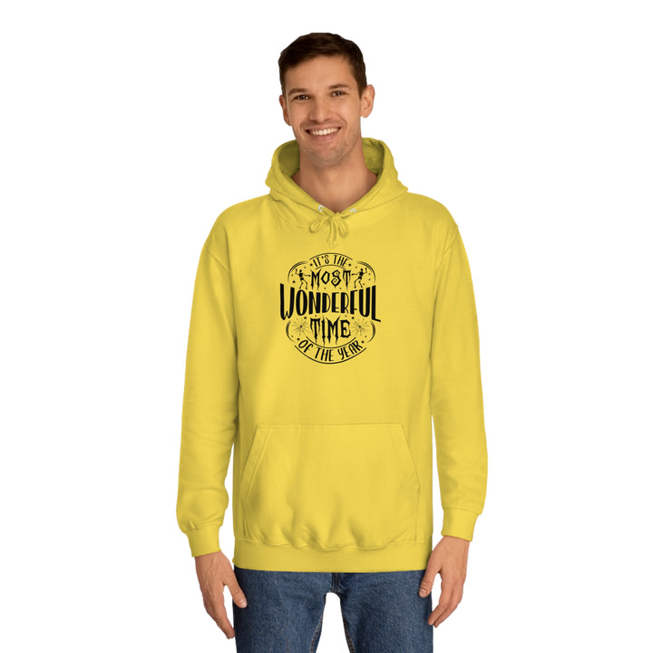 Its the most wonderful time of year-halloween-Unisex College Hoodie