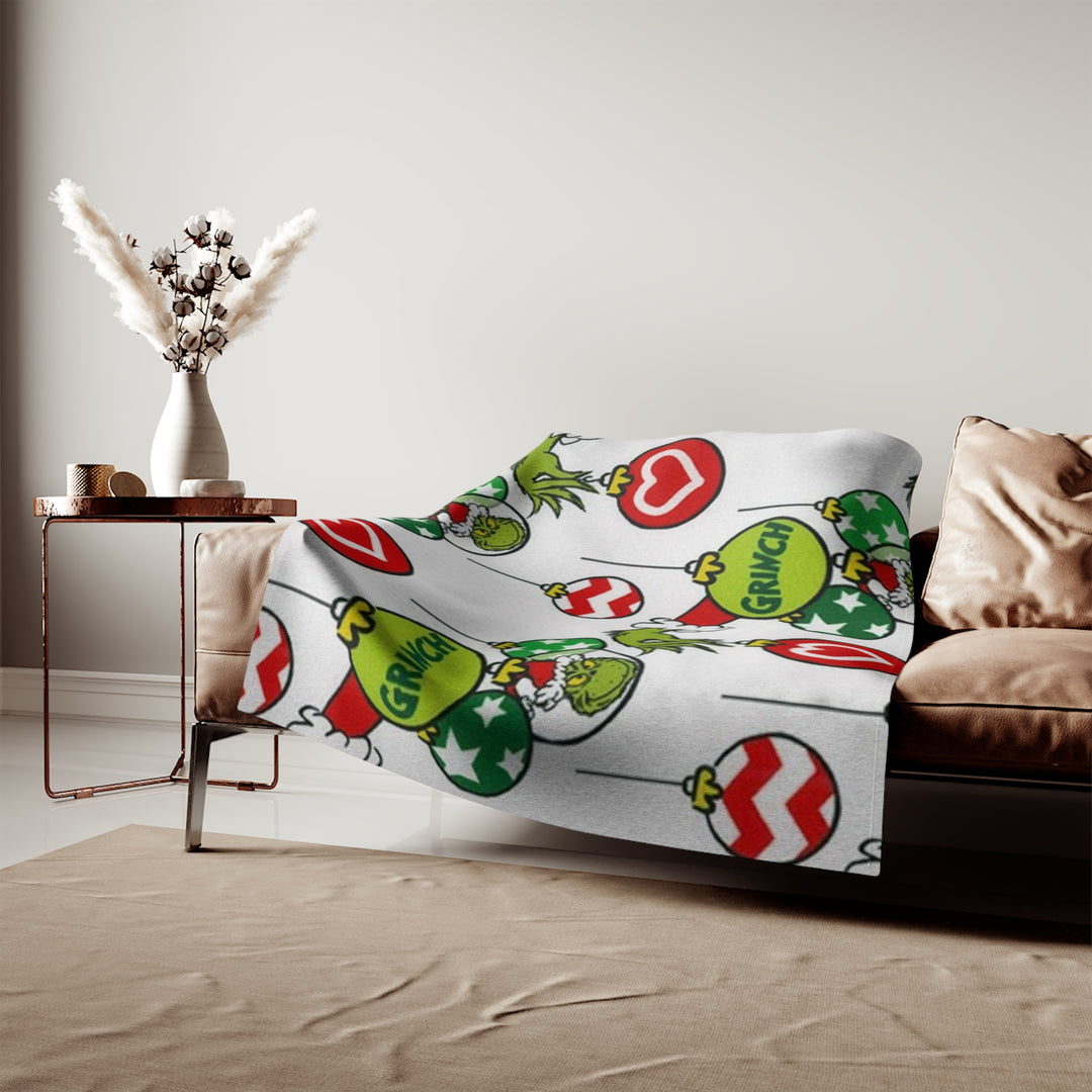 Grinch Sweatshirt Blanket