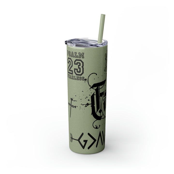 Skinny Tumbler with Straw, 20oz