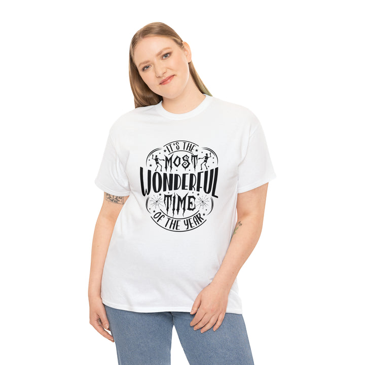 Most wonderful time of year-Unisex Heavy Cotton Tee