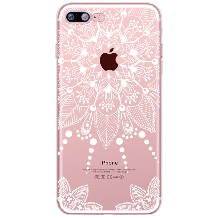 Compatible with Apple, Iphone12 Mobile Phone Case Painted Mandala Pattern