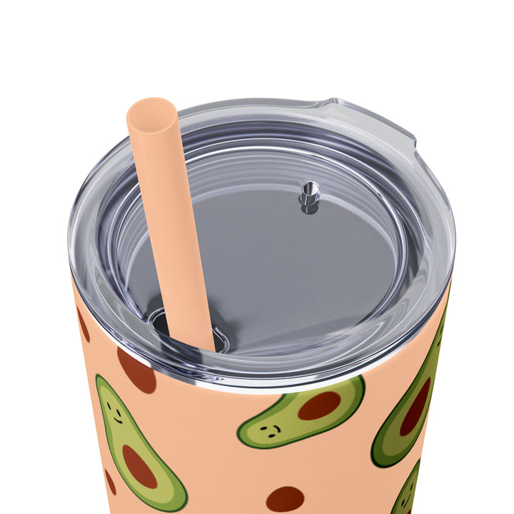 Skinny Tumbler with Straw, 20oz