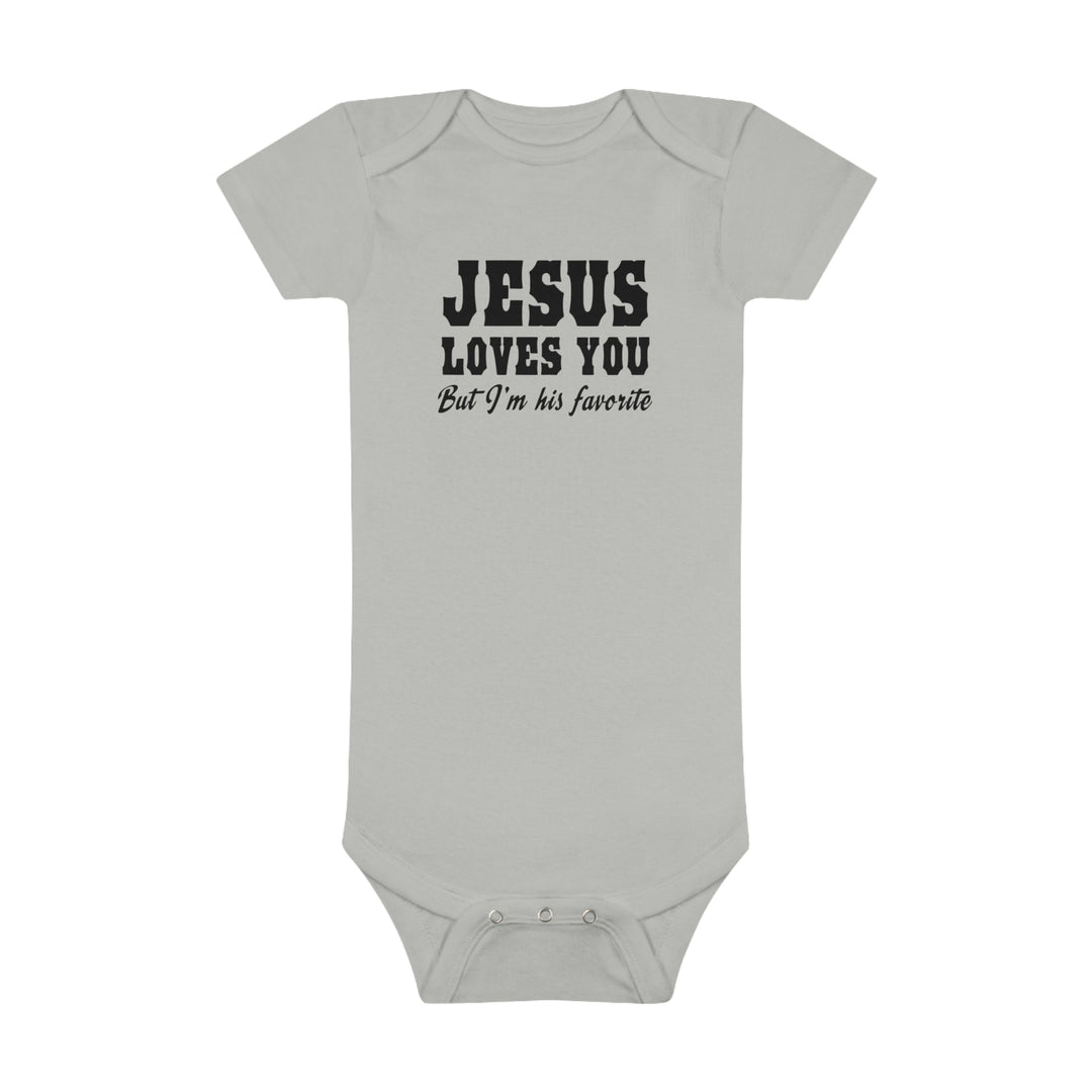Jesus Loves You-Baby Short Sleeve Onesie®