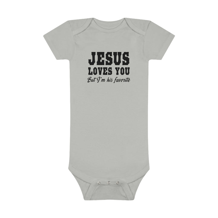 Jesus Loves You-Baby Short Sleeve Onesie®